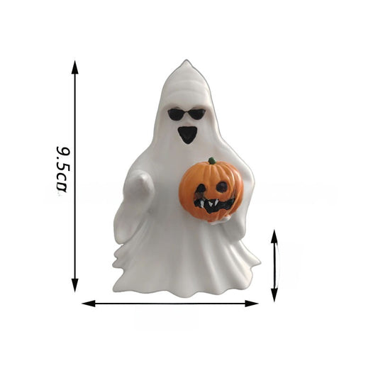 Halloween Little Finger Cute Ghost Eyes Style Middle Finger