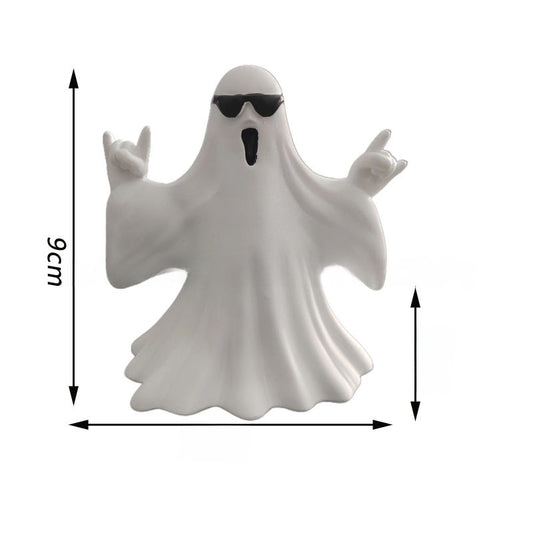 Halloween Little Finger Cute Ghost Eyes Style Middle Finger