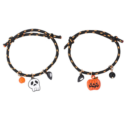 Halloween Magnetic Couple Woven Bracelet