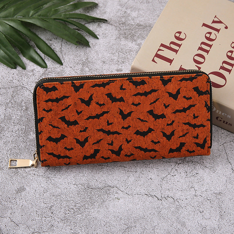 Halloween Pattern Zipper Wallet