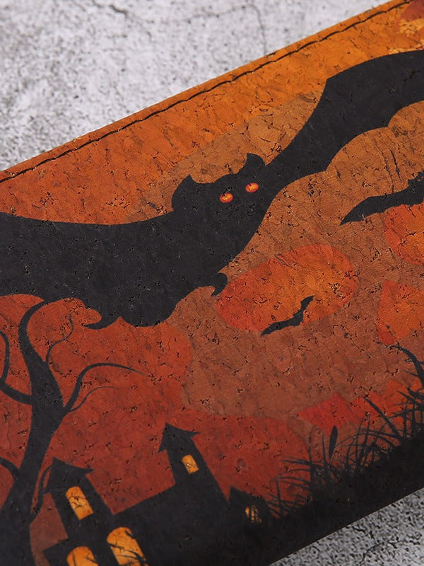 Halloween Pattern Zipper Wallet