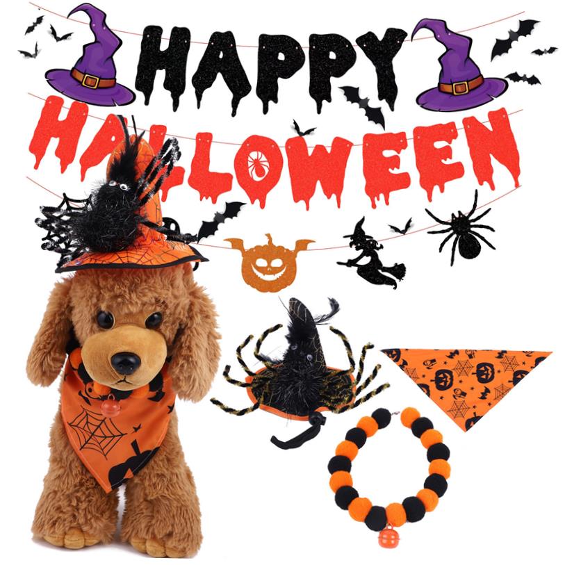 Halloween Pet Costume Set for Cats and Dogs