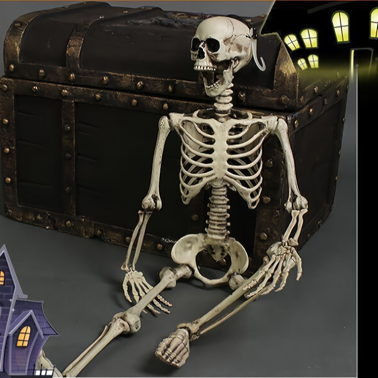 Halloween Plastic Skeleton Prop