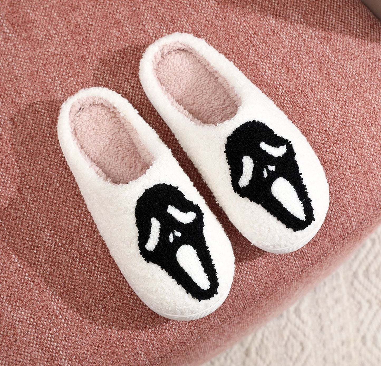 Halloween Plush Slippers Funny Design