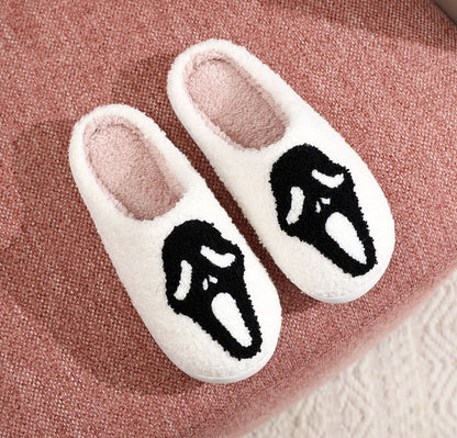 Halloween Plush Slippers Funny Design