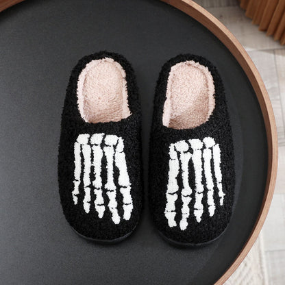 Halloween Plush Slippers Funny Design