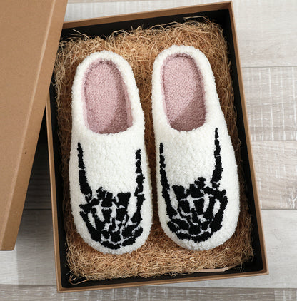 Halloween Plush Slippers Funny Design