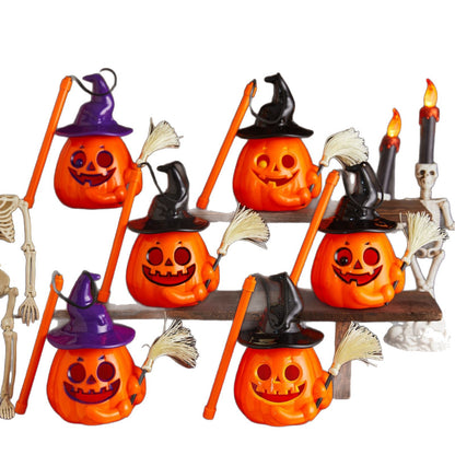 Halloween portable pumpkin lantern decoration luminous pumpkin lantern