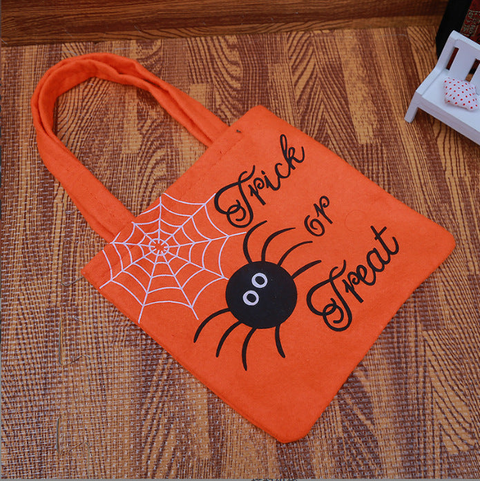 Halloween Pumpkin Bucket Candy Bag