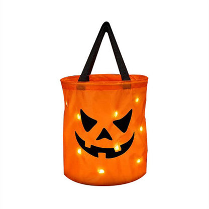Halloween Pumpkin Bucket Candy Bag