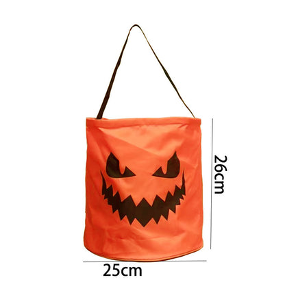 Halloween Pumpkin Bucket Candy Bag