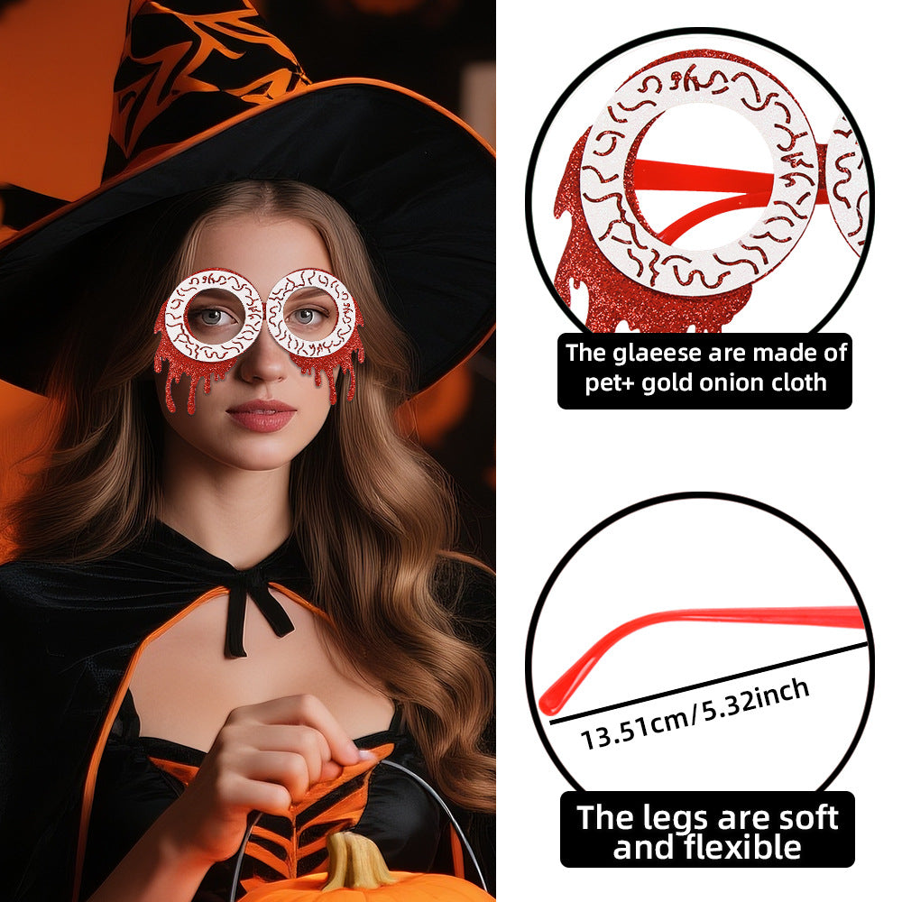 Halloween Pumpkin Glasses Decoration