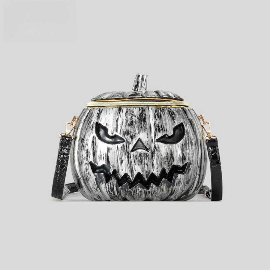 Halloween Pumpkin Head Shoulder Crossbody Bag