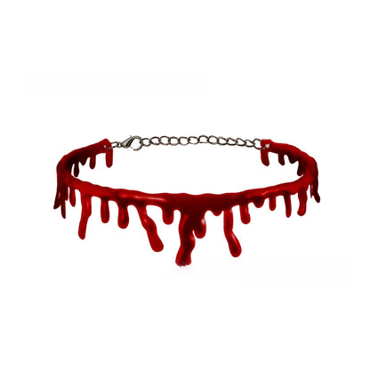 Halloween Simulation Bleeding Necklace