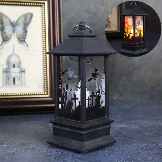 Halloween simulation flame lanterns