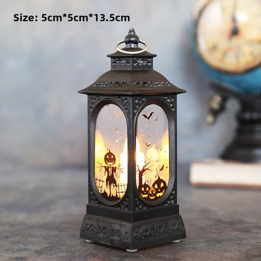 Halloween simulation flame lanterns