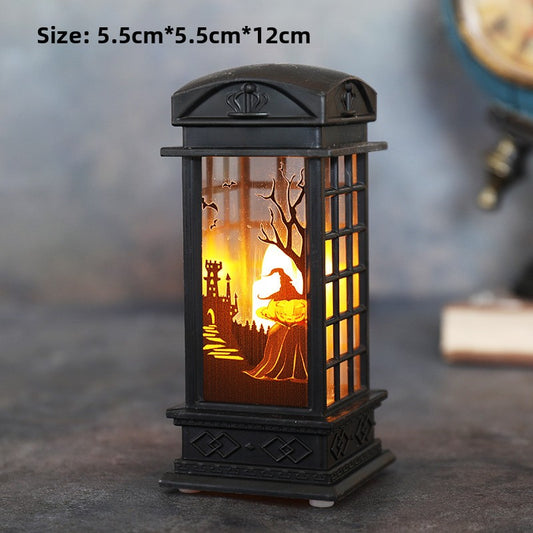 Halloween simulation flame lanterns