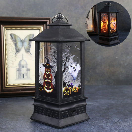 Halloween simulation flame lanterns