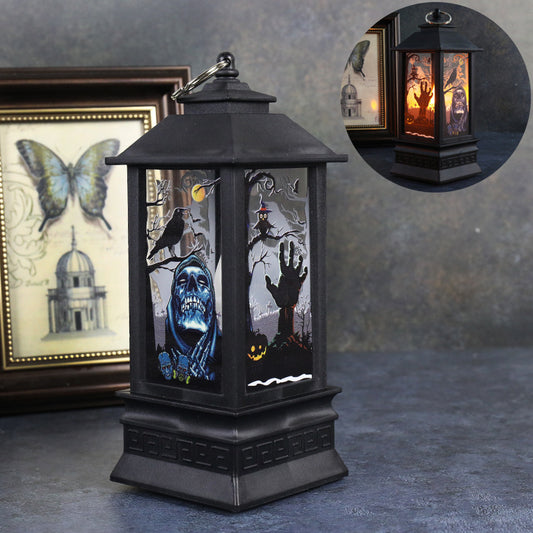 Halloween simulation flame lanterns