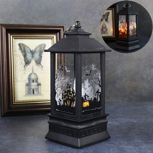 Halloween simulation flame lanterns