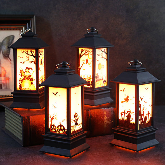 Halloween simulation flame lanterns