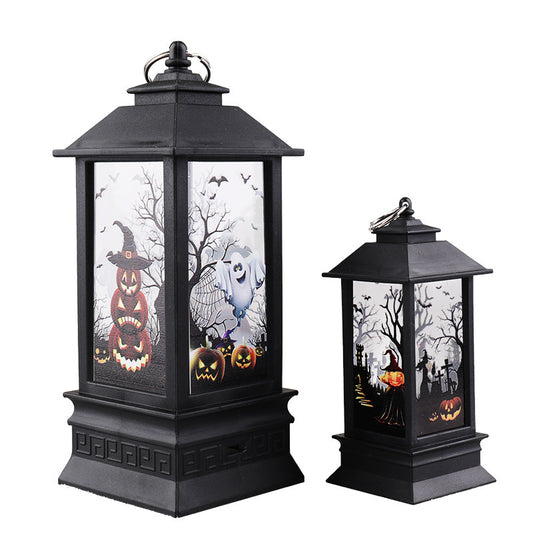 Halloween simulation flame lanterns