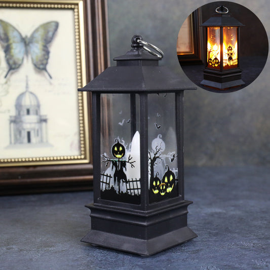 Halloween simulation flame lanterns