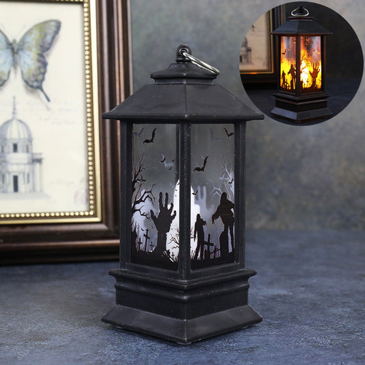 Halloween simulation flame lanterns