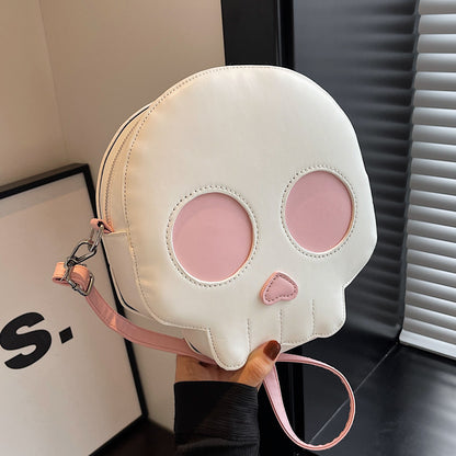 Halloween Skull PU Shoulder Bag