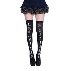 Black Skeleton Socks