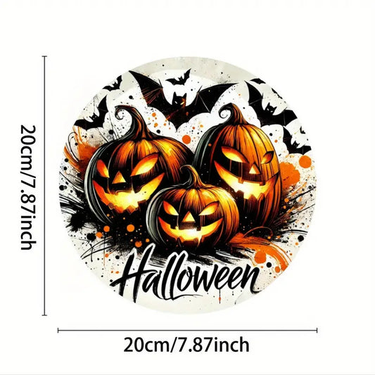 Halloween Stand Wooden Craft House Number Hanging Decoration