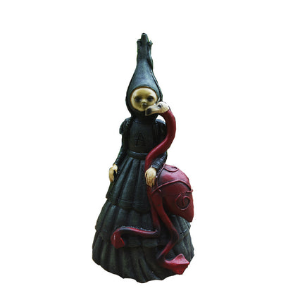 Halloween Witch Resin Garden Decor