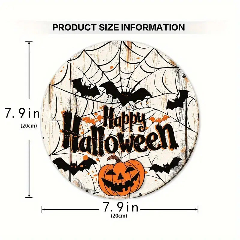 Halloween wooden signboardon