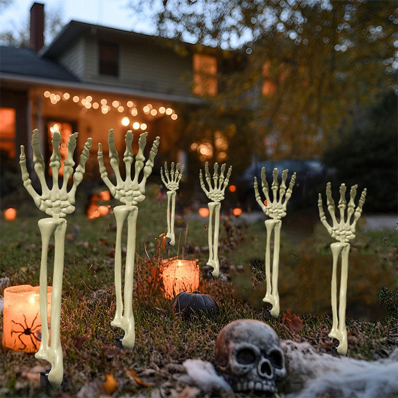 Halloween Yard Stake Ghost Hand Decoration