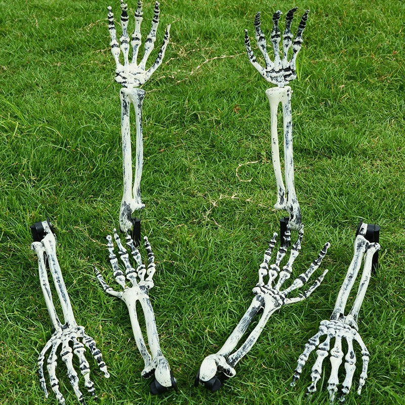 Halloween Yard Stake Ghost Hand Decoration