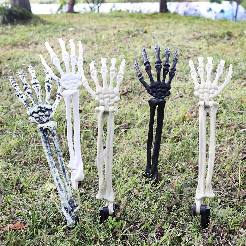 Halloween Yard Stake Ghost Hand Decoration
