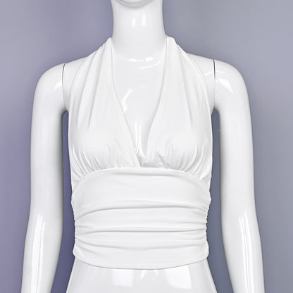Halter bow camisole