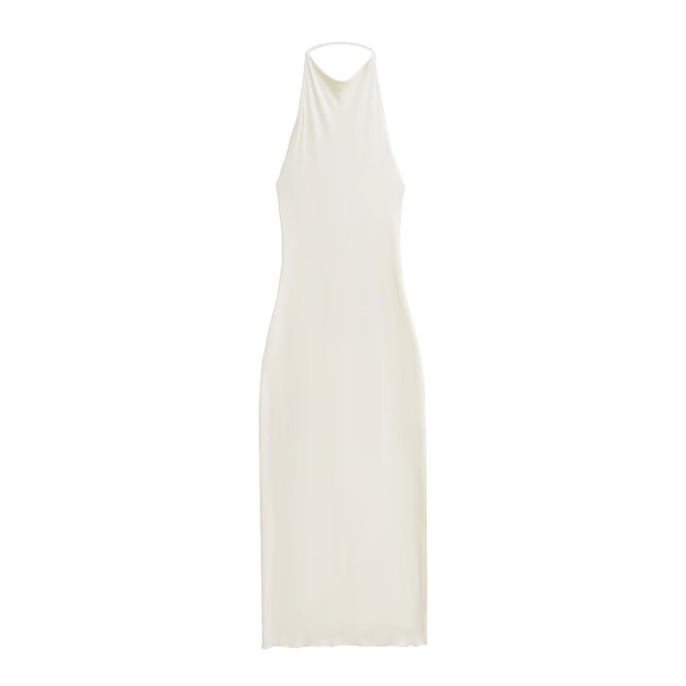 Halter Neck Backless Bodycon Dress