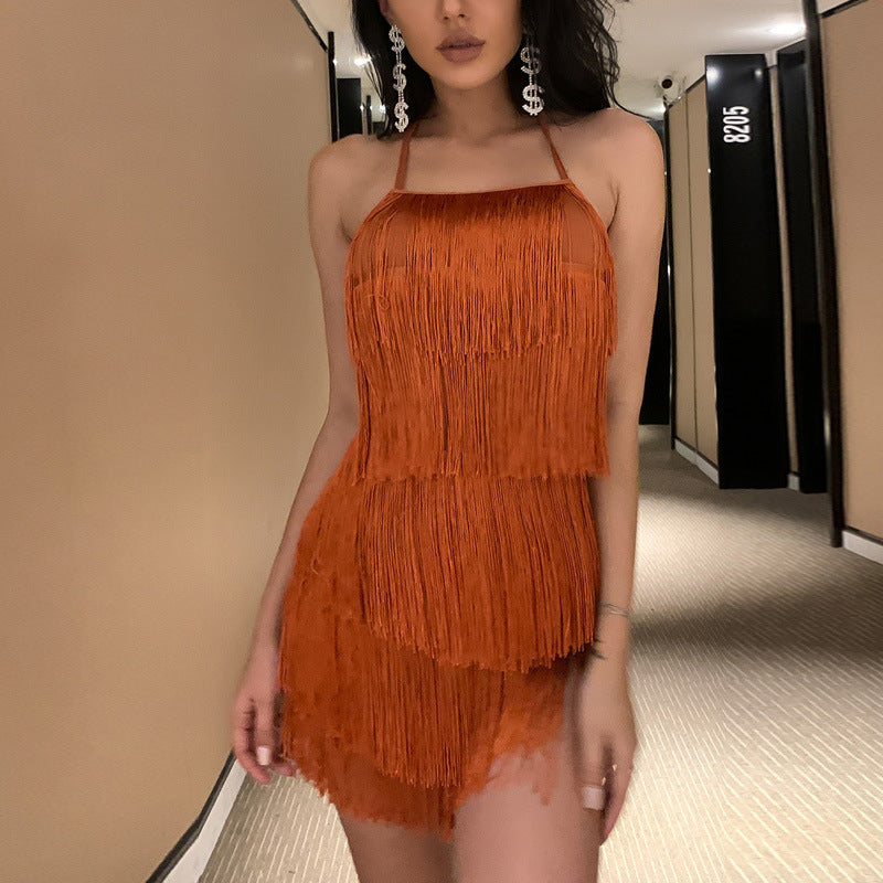 Halter Neck Backless Jumpsuit