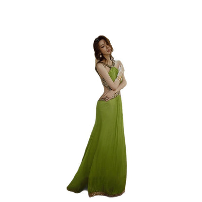 Halter Neck Evening Gown