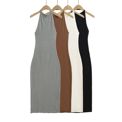Halterneck Backless Bodycon Dress