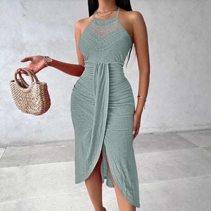 Halterneck Sleeveless Dress