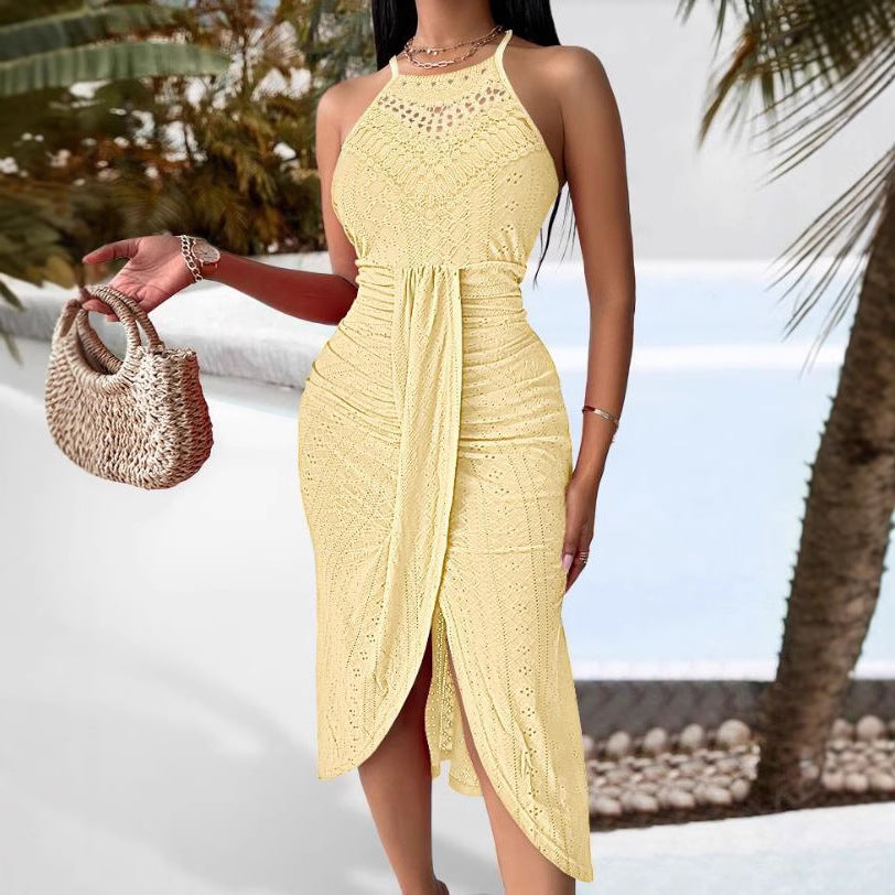 Halterneck Sleeveless Dress
