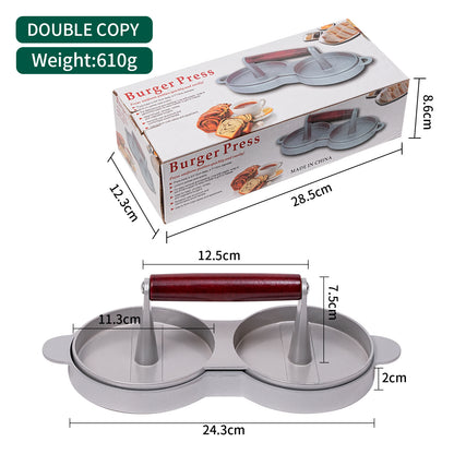 Hamburger meat press