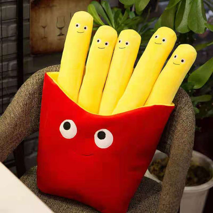 Hamburger Pizza French Fries Plush Toy Pillow