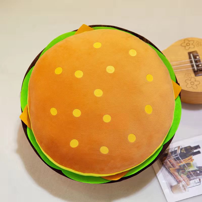 Hamburger Pizza French Fries Plush Toy Pillow