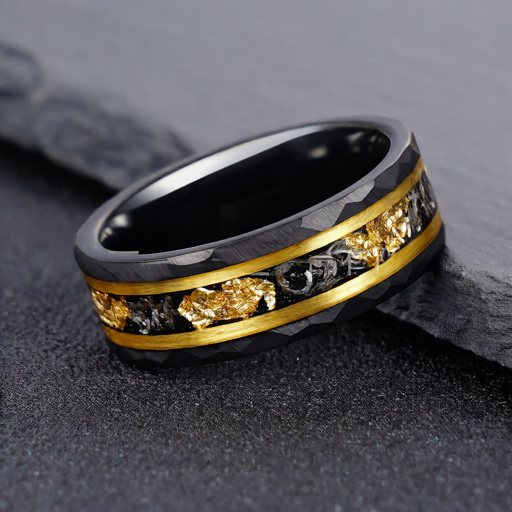 Hammer Pattern Ring