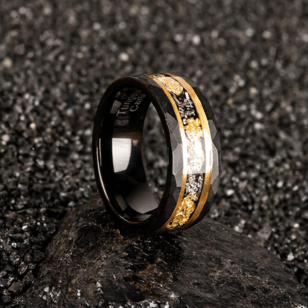 Hammer Pattern Ring