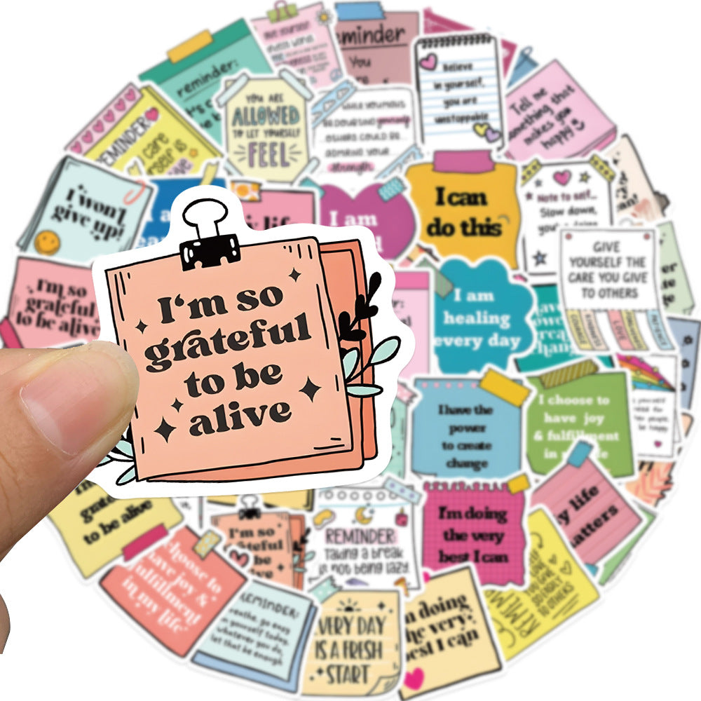 hand account stickers