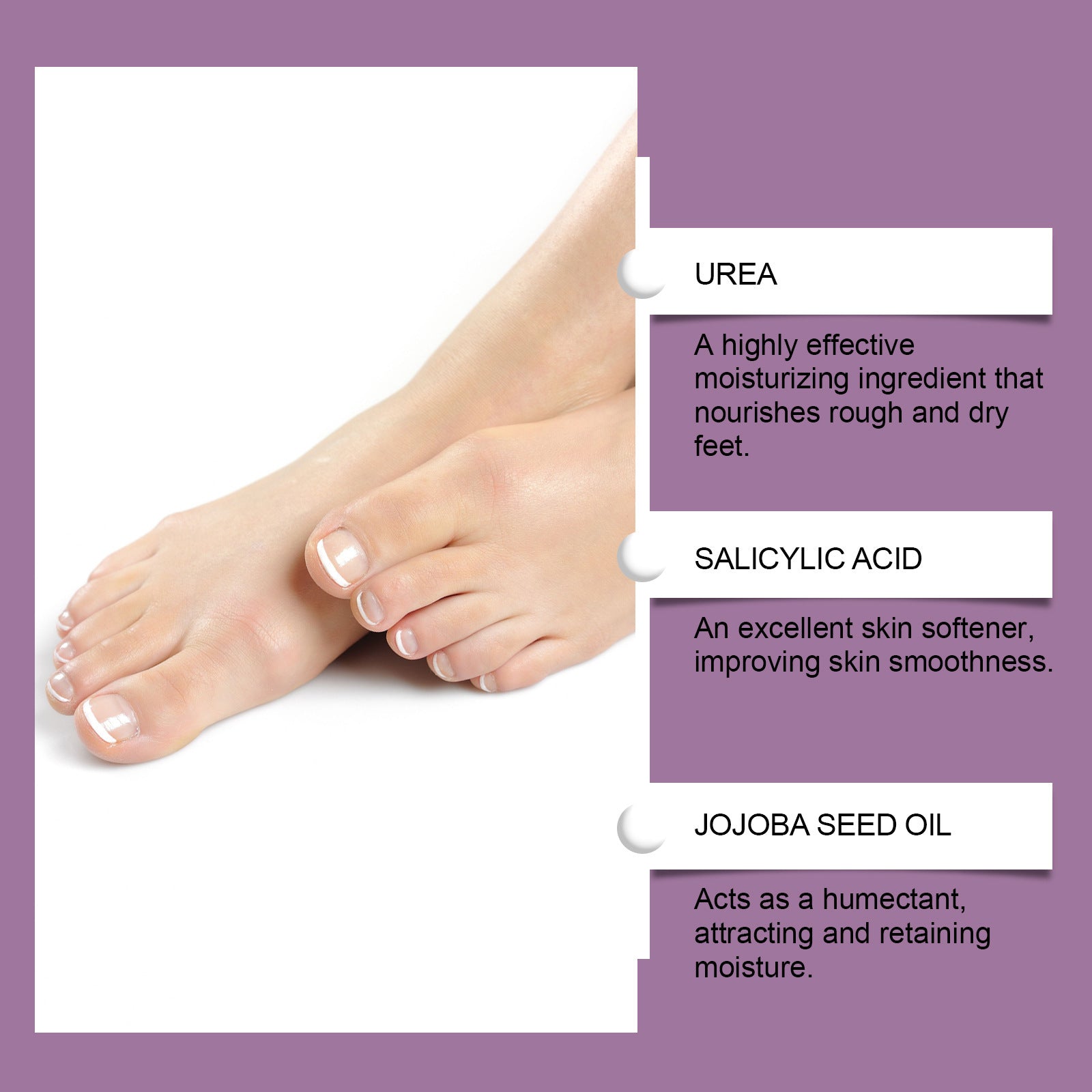 Hand and foot skin cleansing and keratin care stick